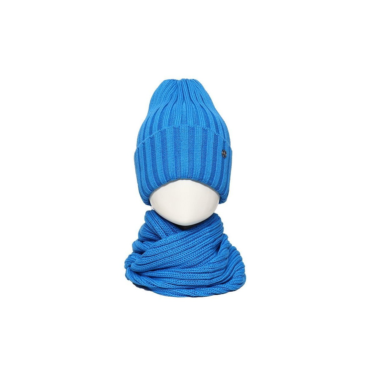 Комплект детский шапка + косынка-шарф